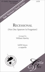 Not One Sparrow Is Forgotten SATB choral sheet music cover Thumbnail